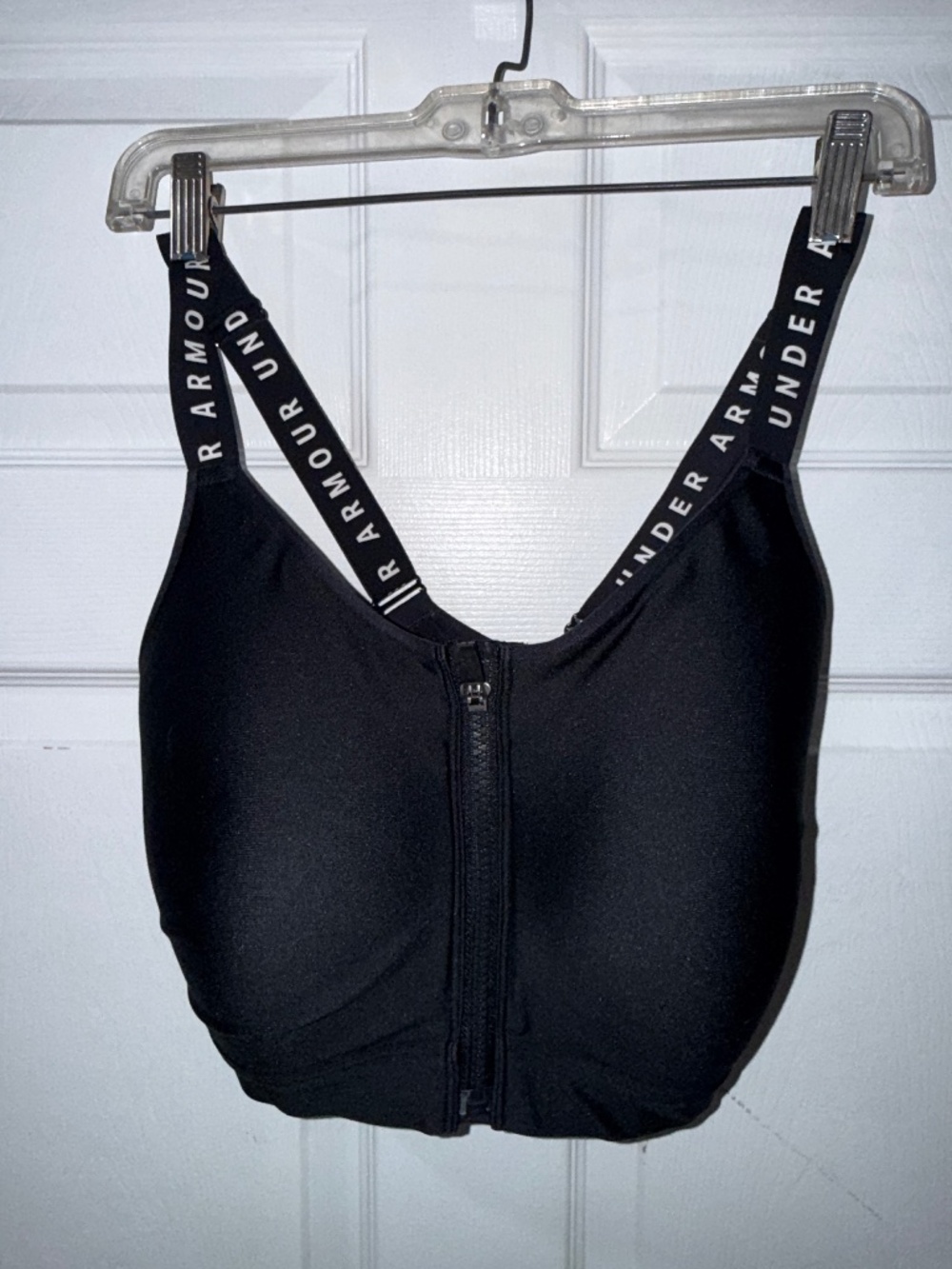 Under Armour UA Infinity High Zip Padded Sports Bra - Size 1X